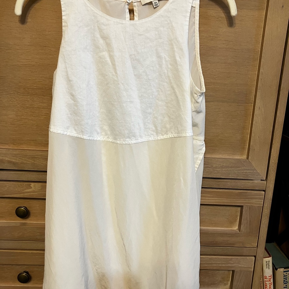 Madewell Ivory Sleeveless Blouse